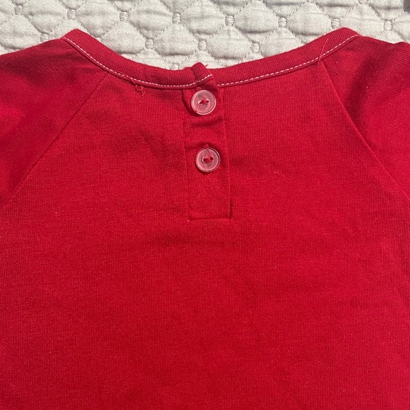 Little Lass Red and White Kids Matching Set - Picture 5 of 6